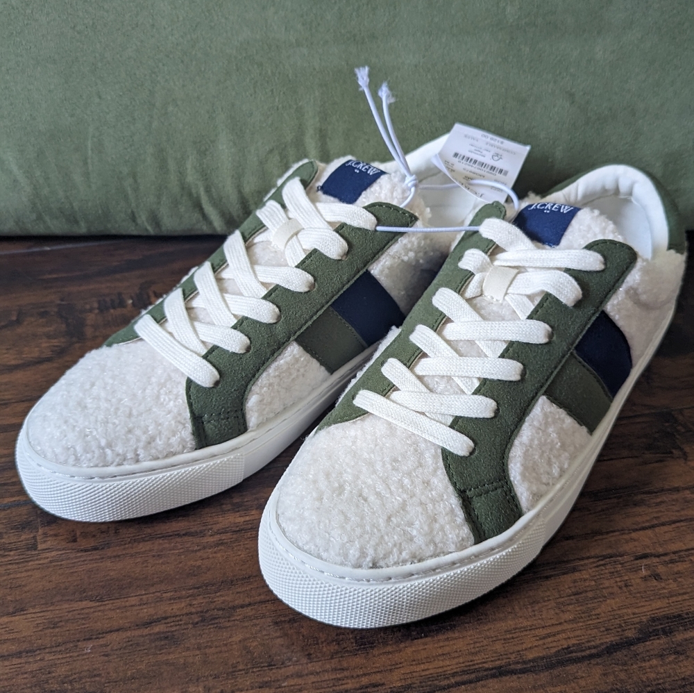 JCrew Factory Sherpa Road Trip Sneakers